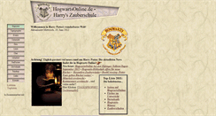 Desktop Screenshot of hogwartsonline.de