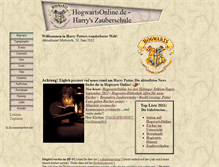 Tablet Screenshot of hogwartsonline.de